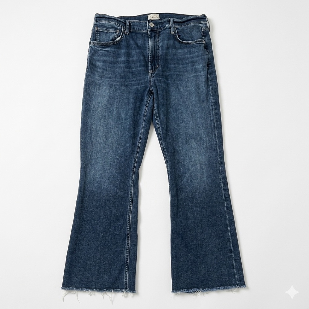 Citizens of Humanity Isola Mid-Rise Cropped Bootcut Jeans - Size 31